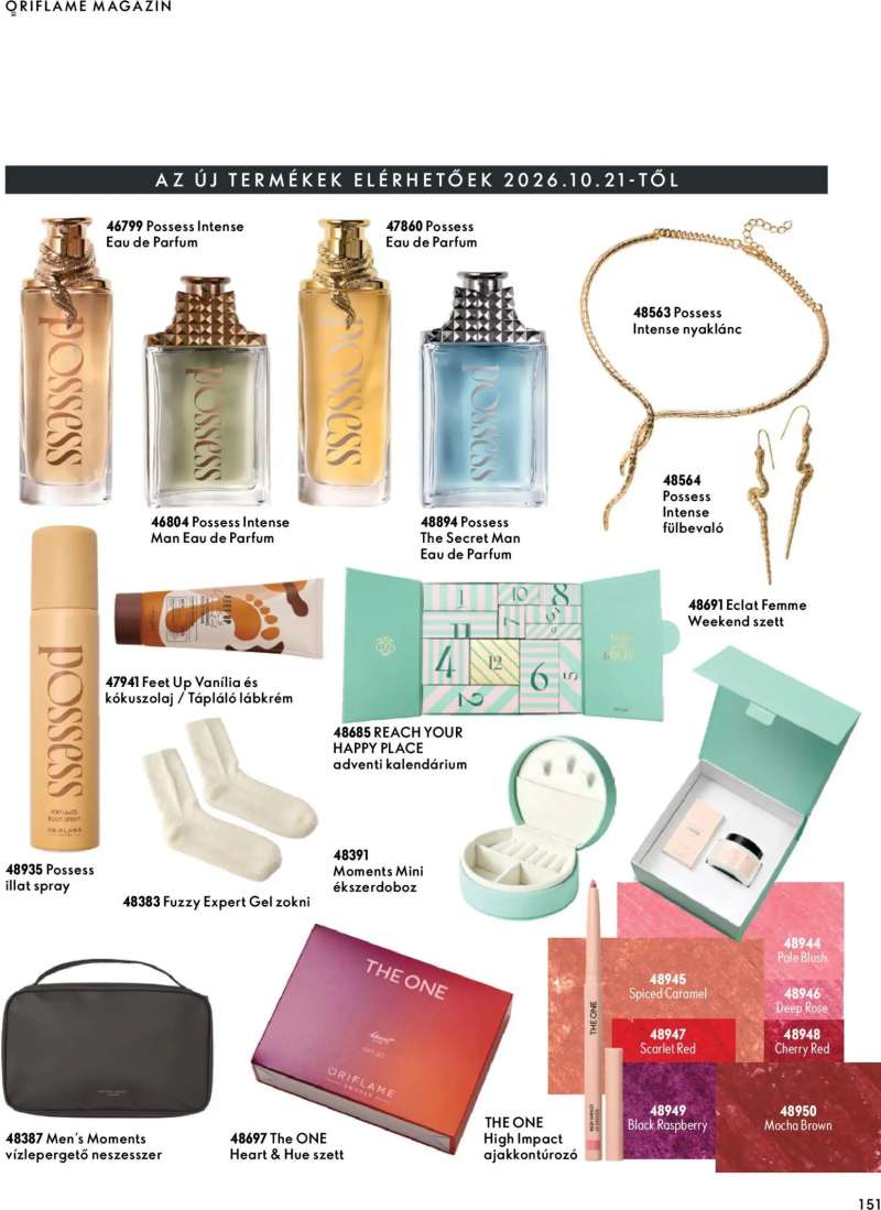 Oriflame Oriflame katalógus 2026/14 151 oldal