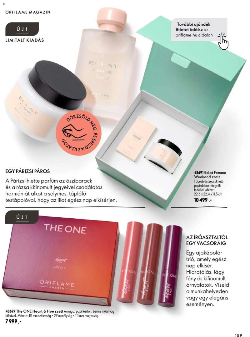 Oriflame Oriflame katalógus 2026/14 159 oldal