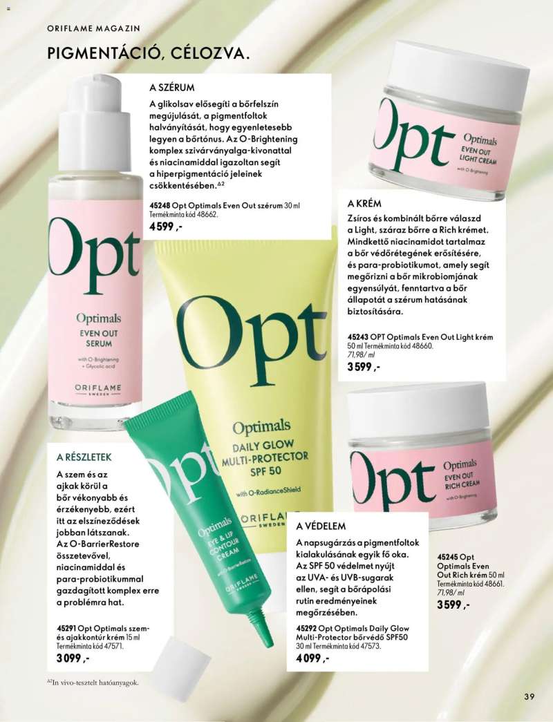 Oriflame Oriflame katalógus 2026/14 39 oldal