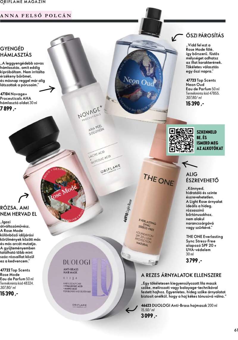 Oriflame Oriflame katalógus 2026/14 61 oldal