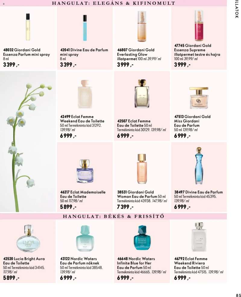 Oriflame Oriflame katalógus 2026/14 85 oldal