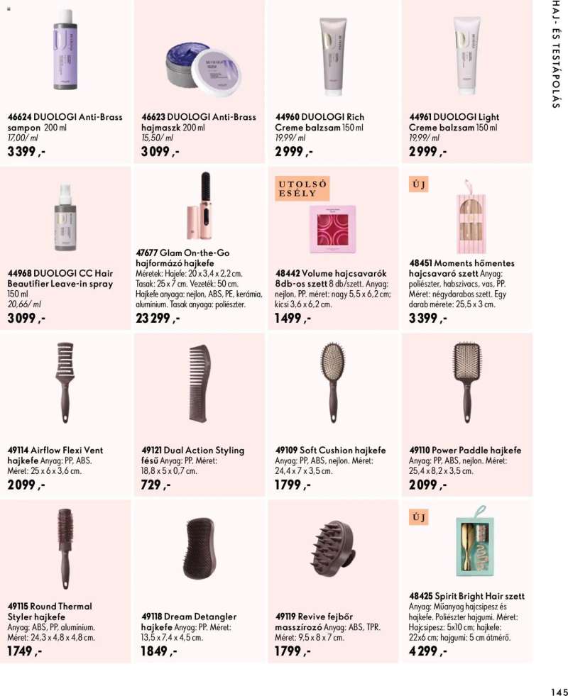Oriflame Oriflame katalógus 2026/15 145 oldal