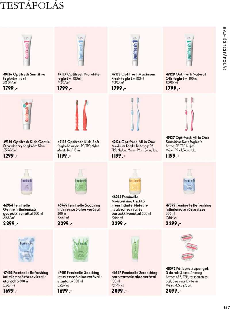 Oriflame Oriflame katalógus 2026/15 157 oldal