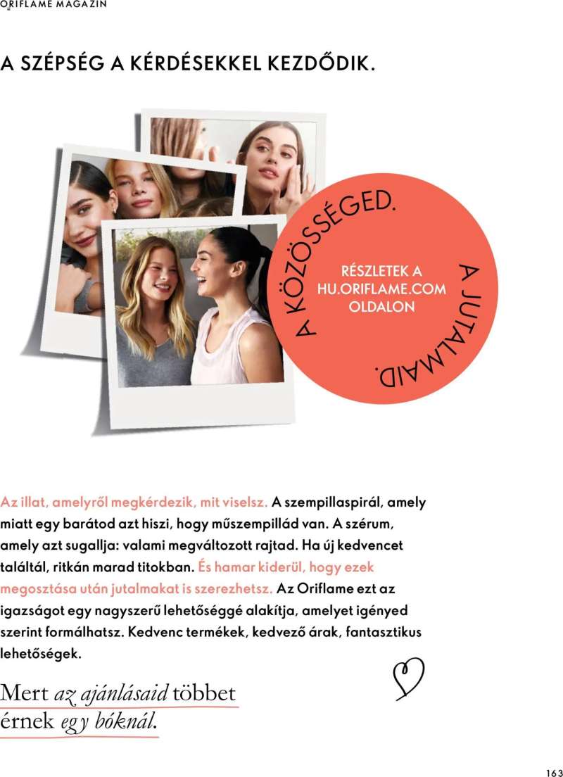 Oriflame Oriflame katalógus 2026/15 163 oldal