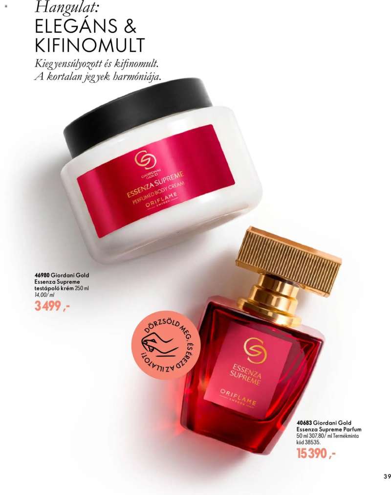 Oriflame Oriflame katalógus 2026/15 39 oldal