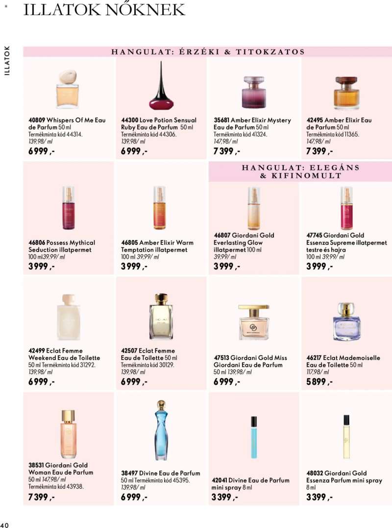 Oriflame Oriflame katalógus 2026/15 40 oldal