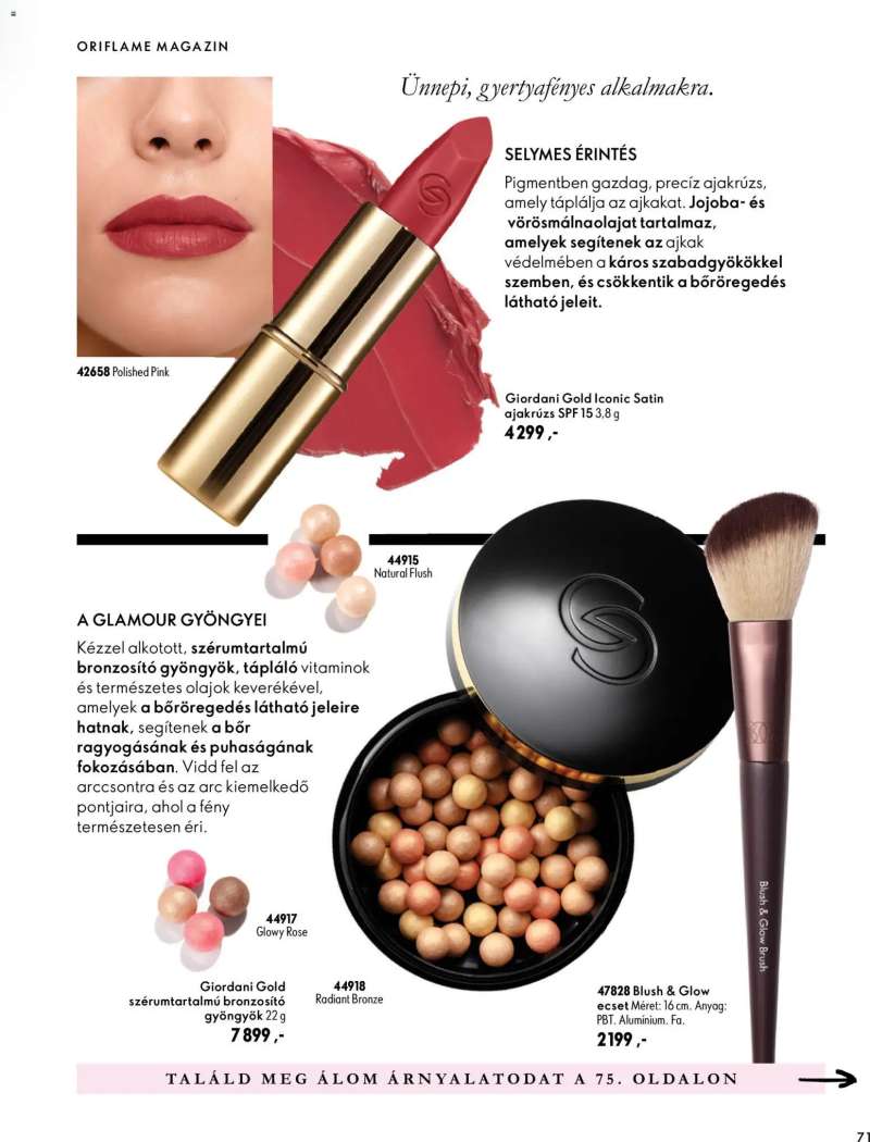 Oriflame Oriflame katalógus 2026/15 71 oldal