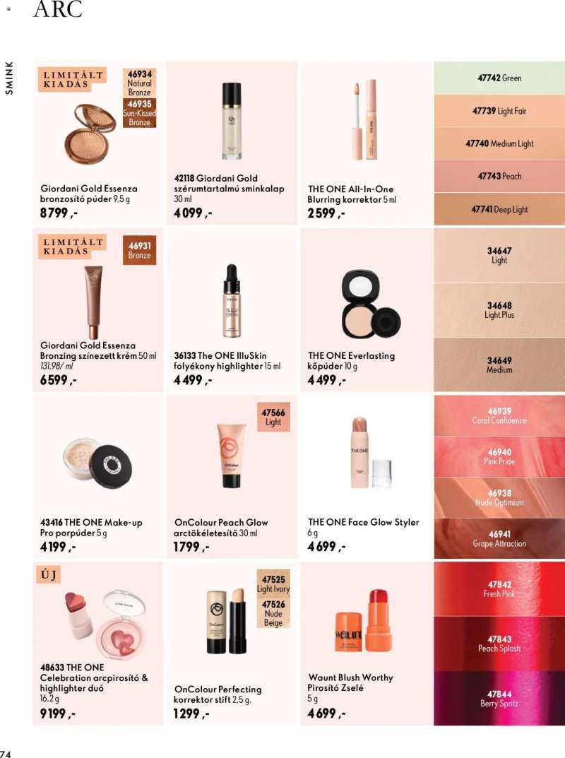 Oriflame Oriflame katalógus 2026/15 74 oldal