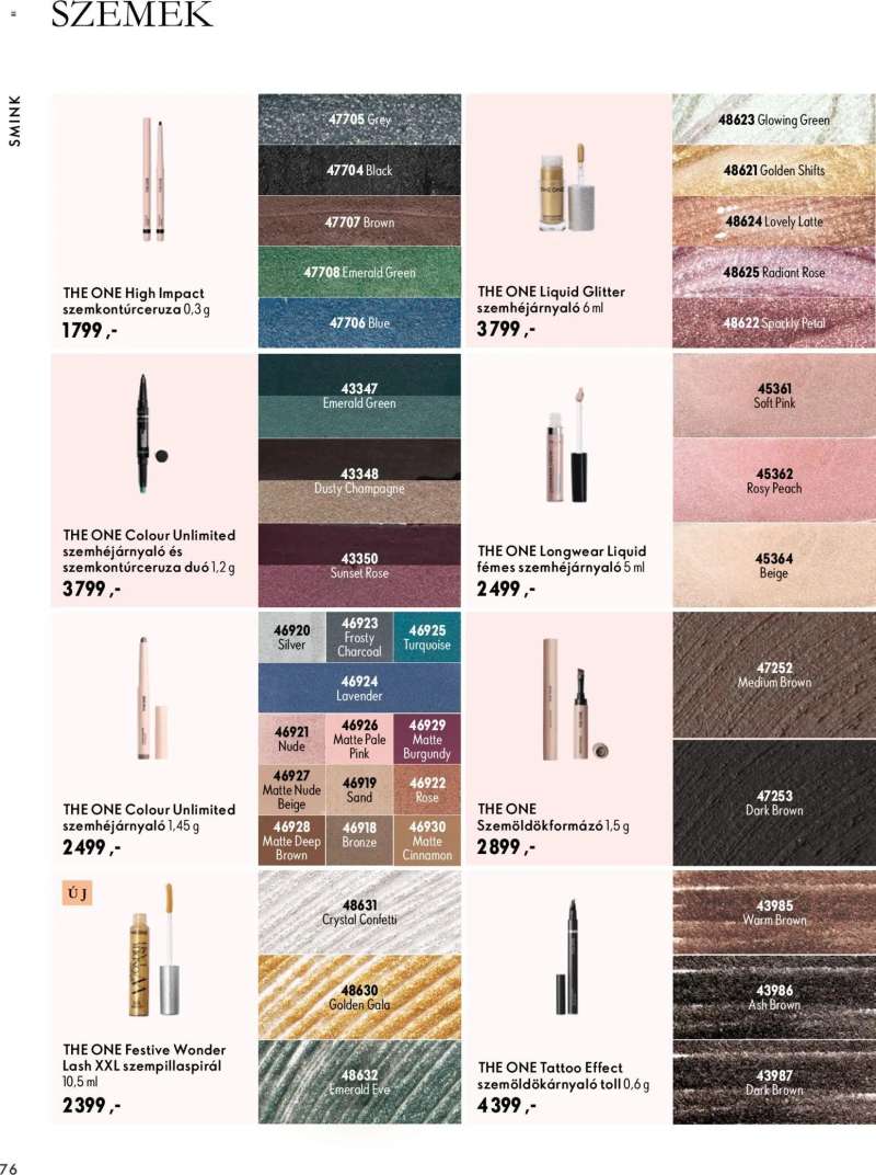 Oriflame Oriflame katalógus 2026/15 76 oldal