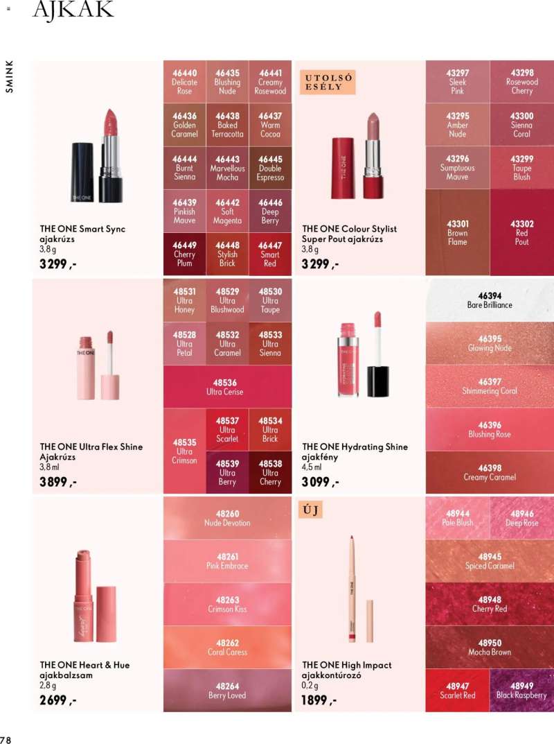 Oriflame Oriflame katalógus 2026/15 78 oldal