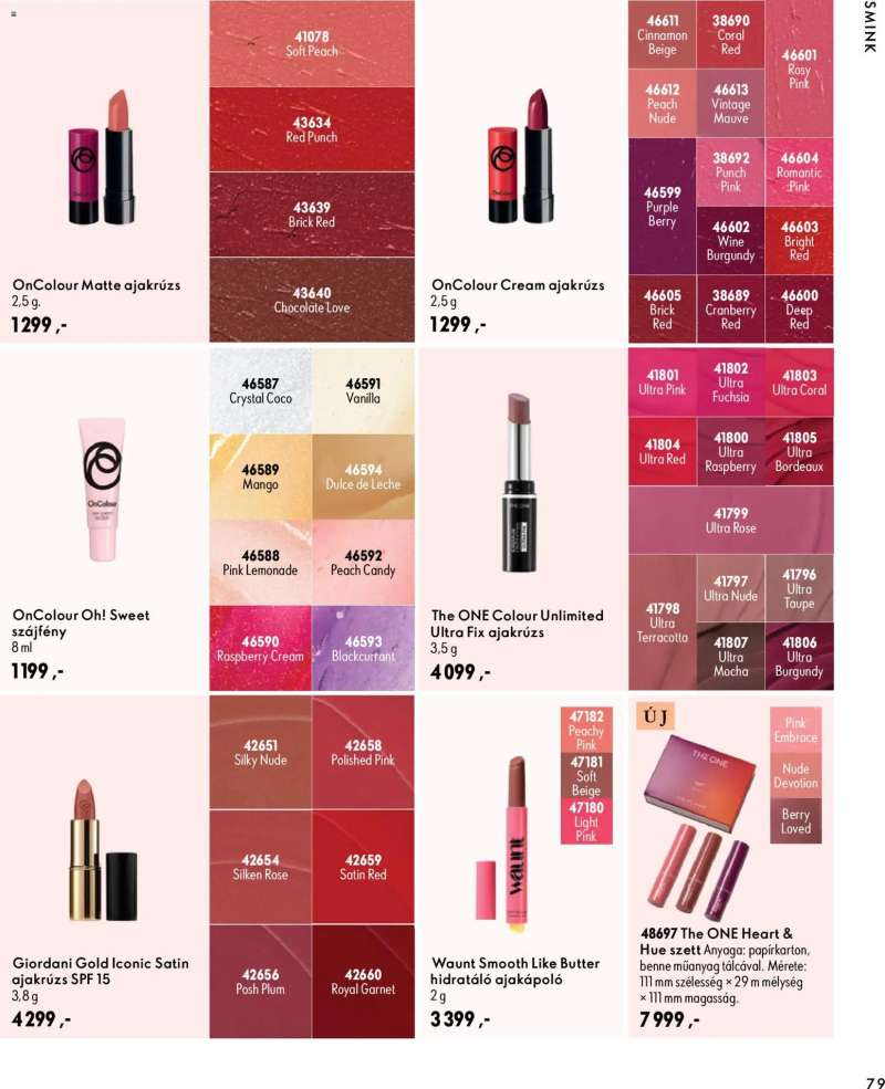 Oriflame Oriflame katalógus 2026/15 79 oldal