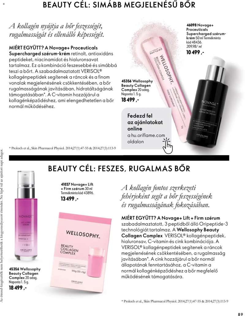 Oriflame Oriflame katalógus 2026/15 89 oldal