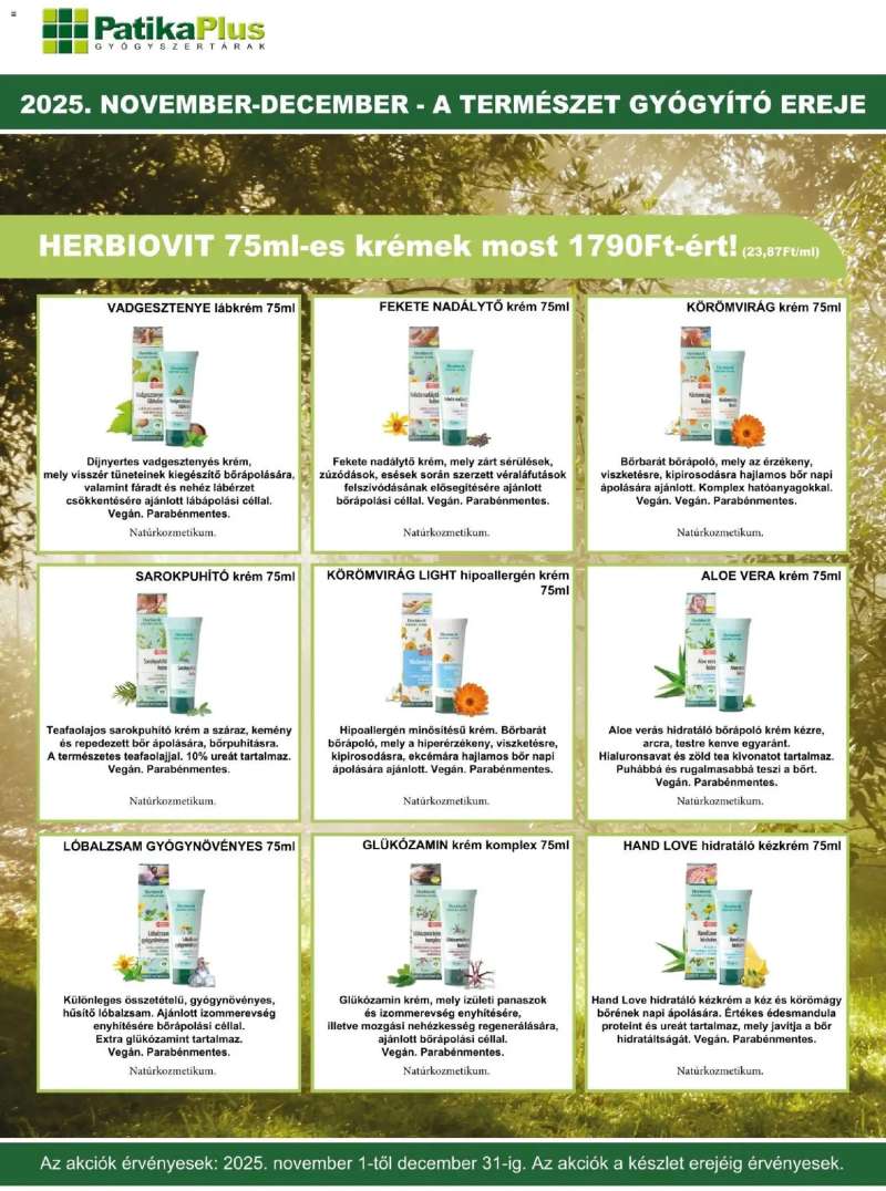 PatikaPlus Akciós újság PatikaPlus 9 oldal
