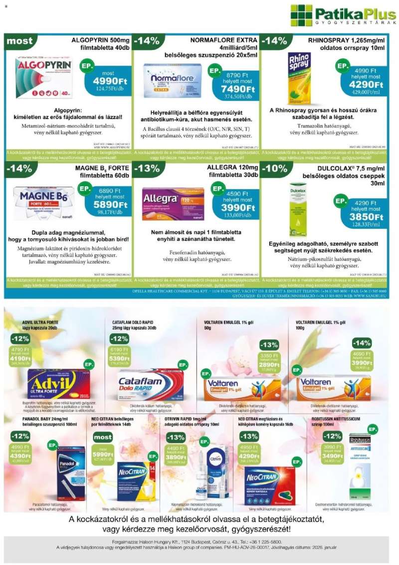 PatikaPlus PatikaPlus akciós újság 3 oldal