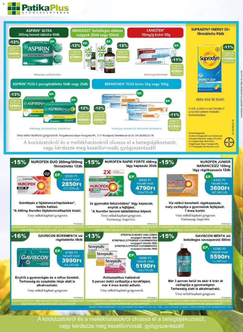 PatikaPlus PatikaPlus akciós újság 4 oldal