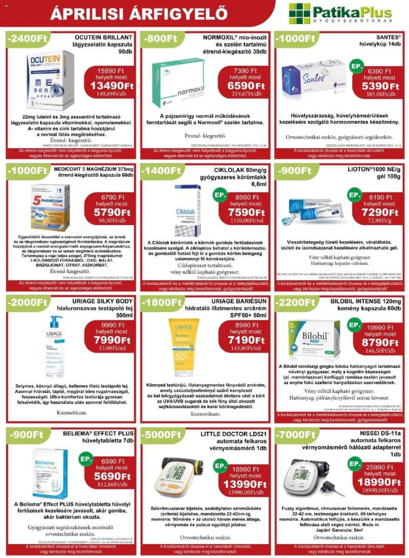 PatikaPlus PatikaPlus akciós újság 7 oldal