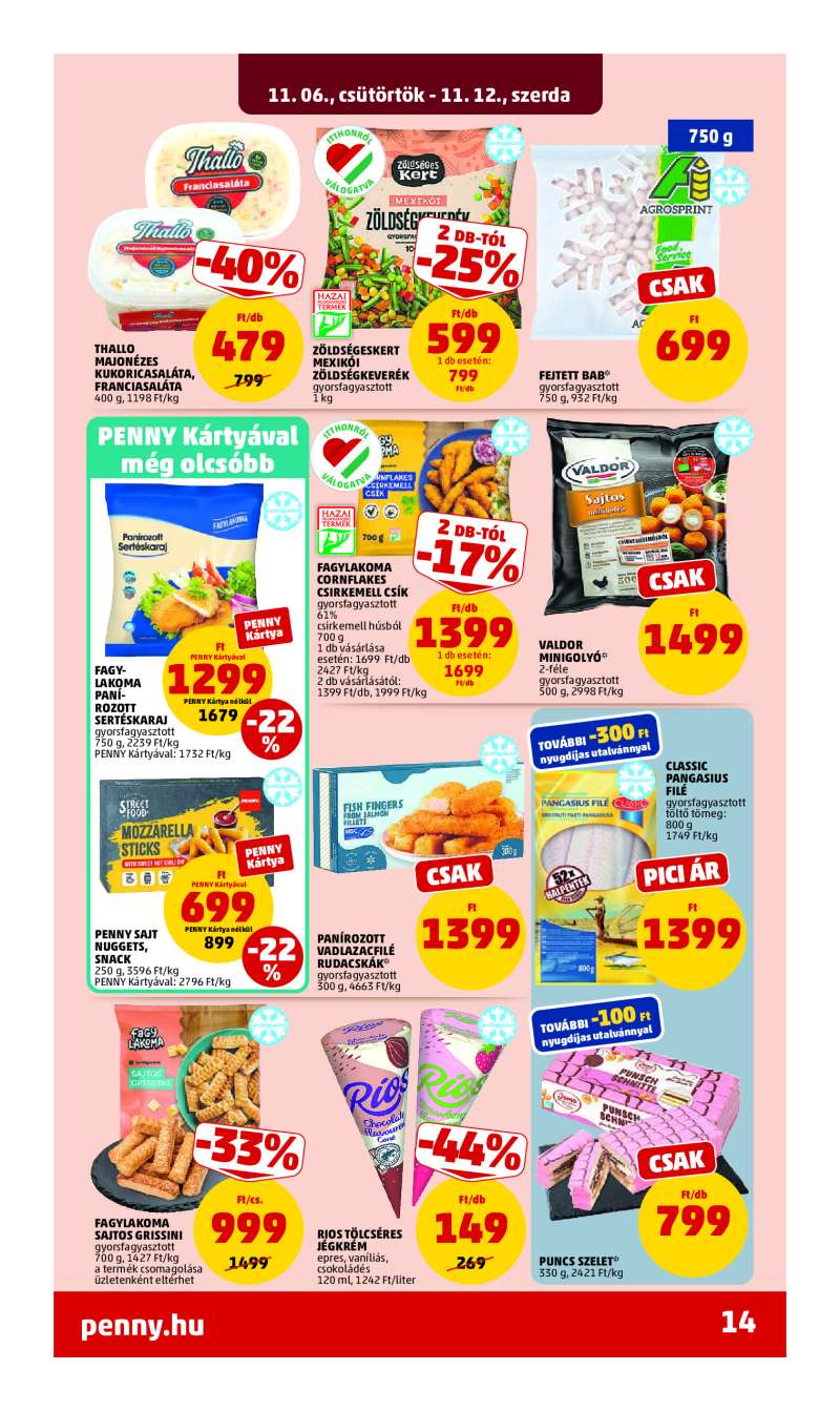 Penny Akciós Újság 18 oldal
