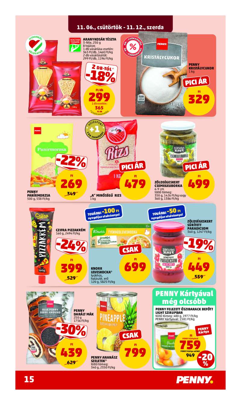 Penny Akciós Újság 19 oldal