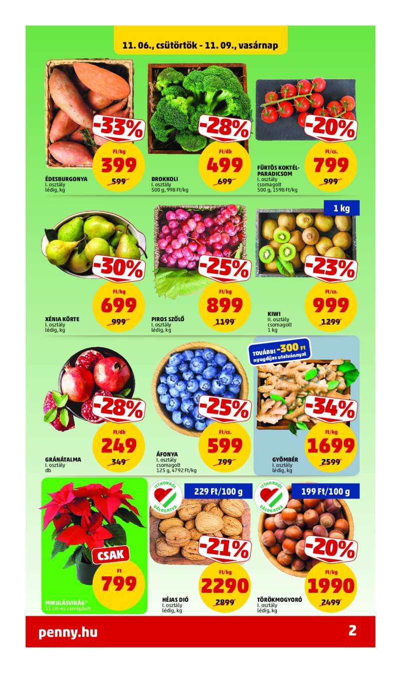 Penny Akciós Újság 2 oldal