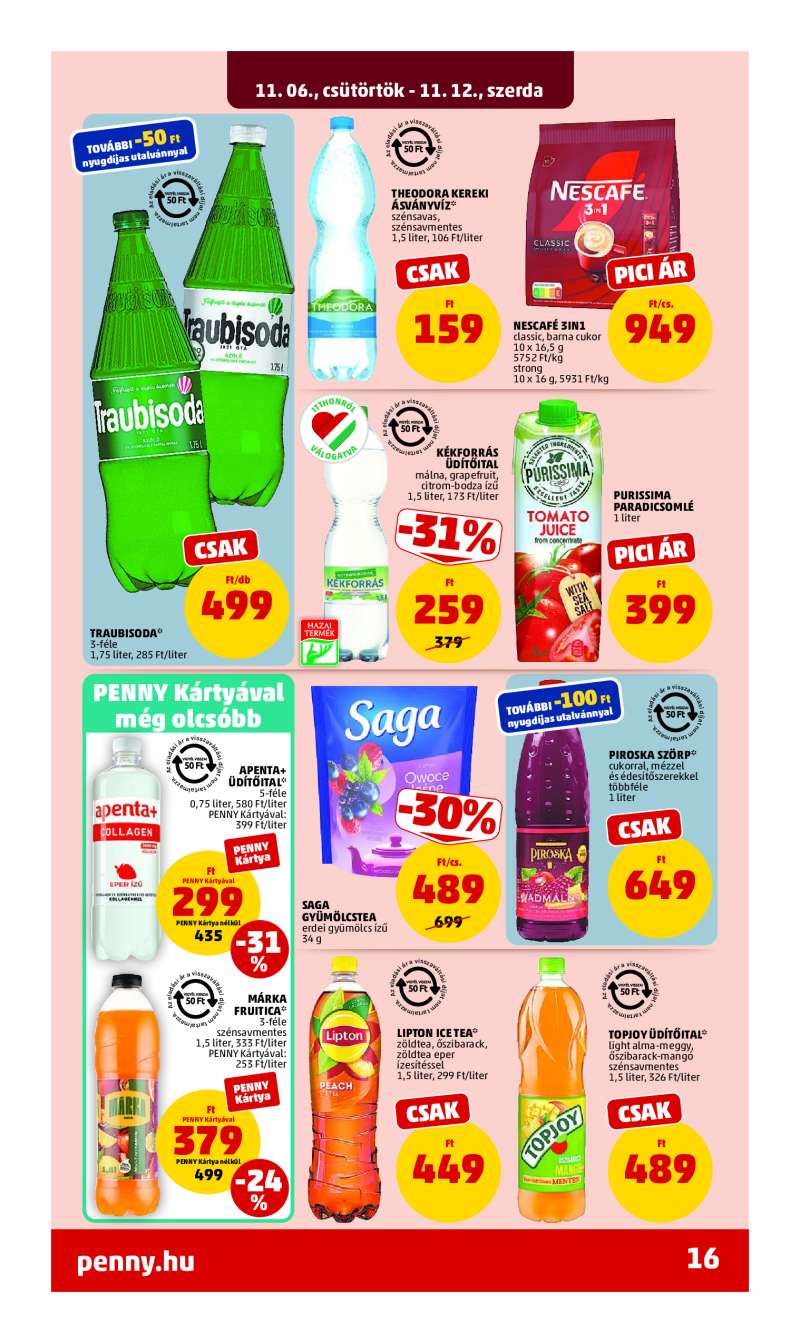 Penny Akciós Újság 20 oldal