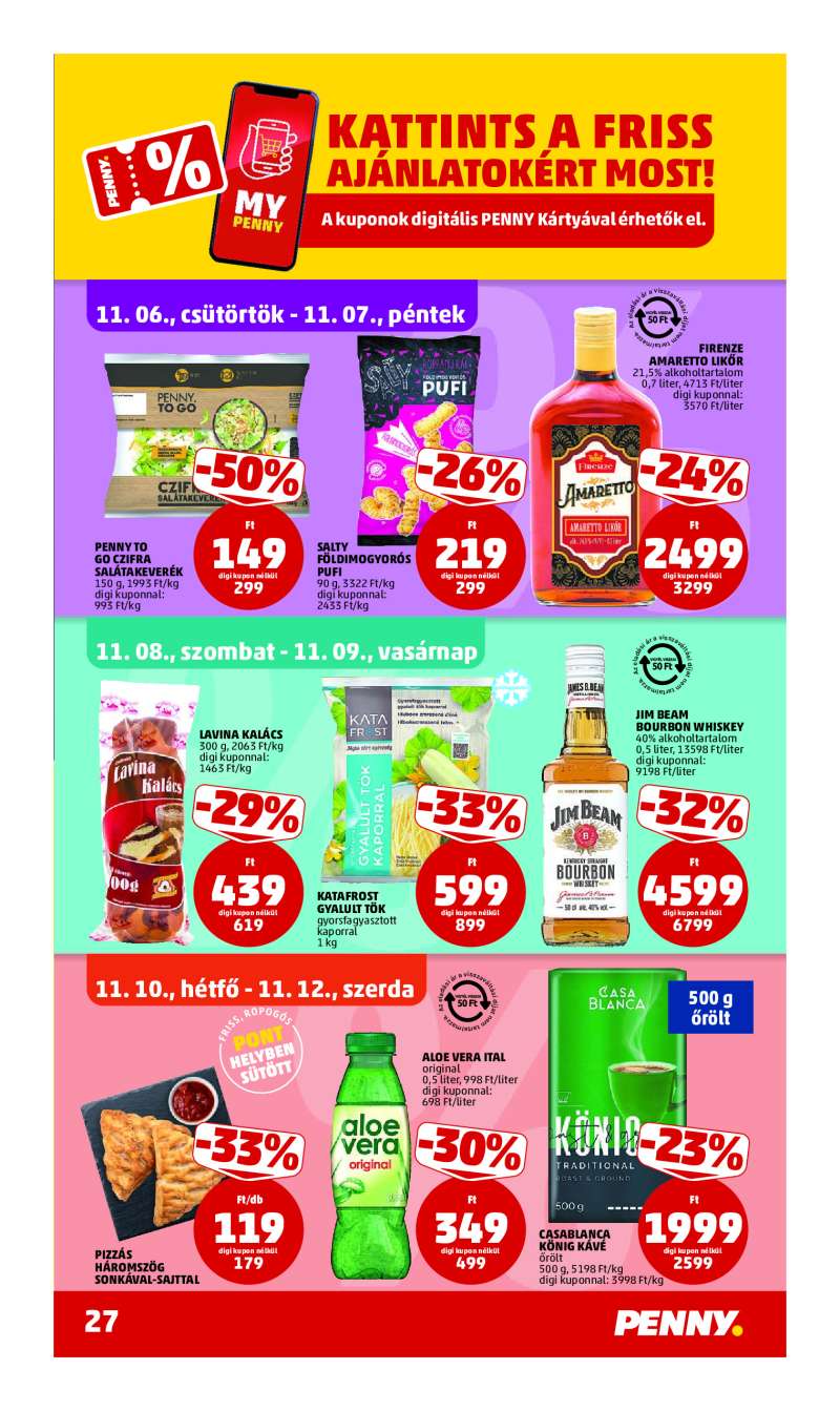 Penny Akciós Újság 31 oldal