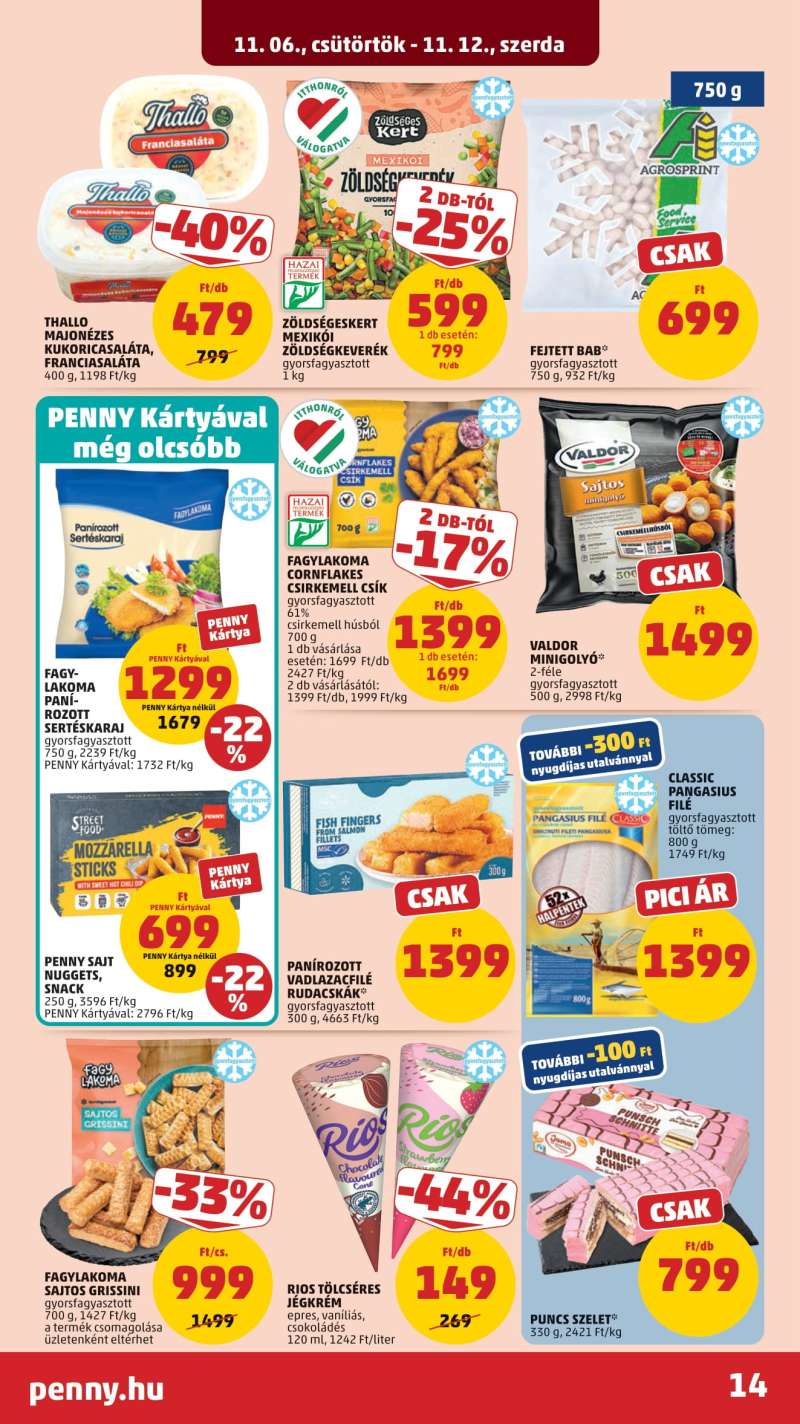 Penny Akciós Újság 18 oldal