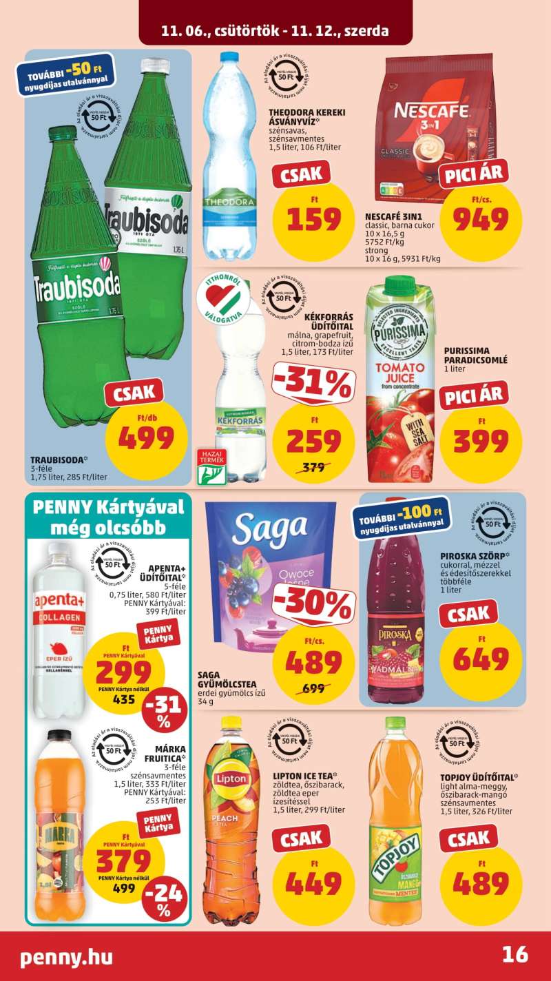 Penny Akciós Újság 20 oldal