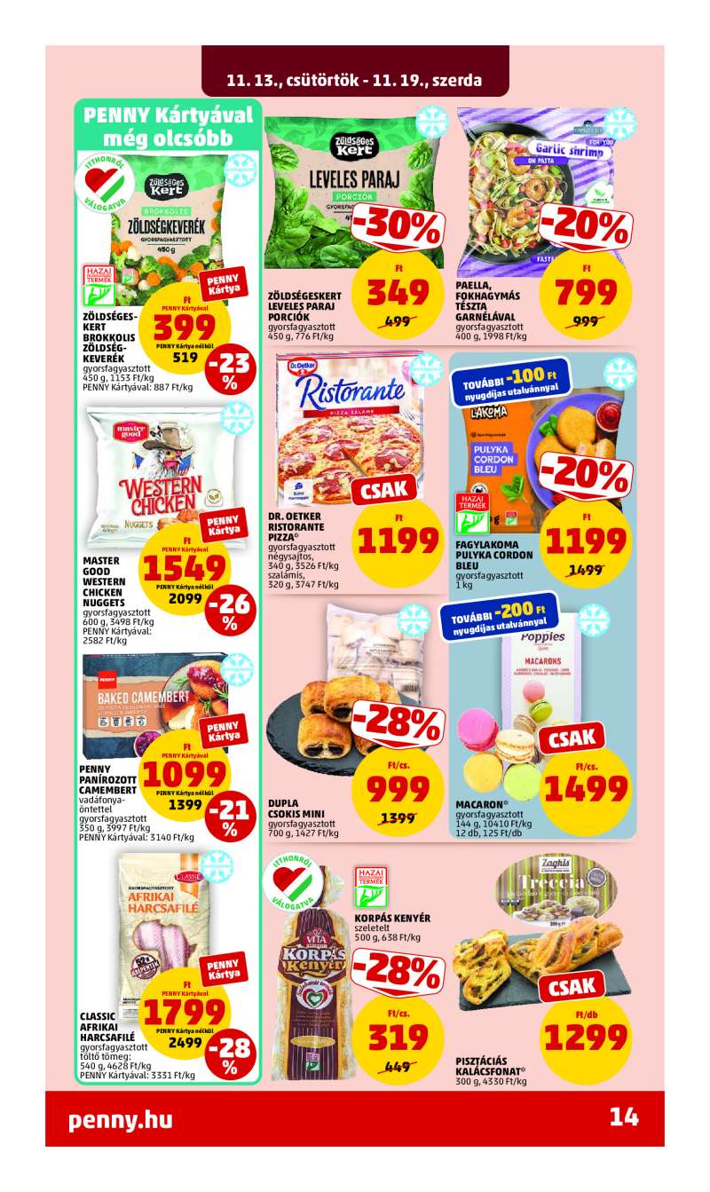 Penny Akciós Újság 18 oldal