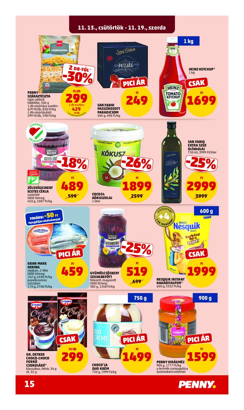 Penny Akciós Újság 19 oldal