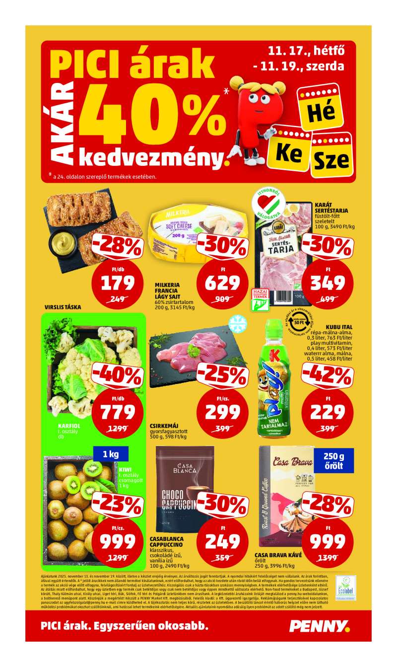 Penny Akciós Újság 28 oldal