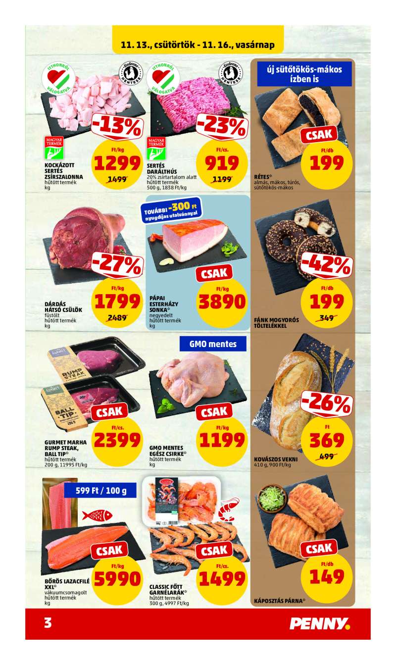Penny Akciós Újság 3 oldal