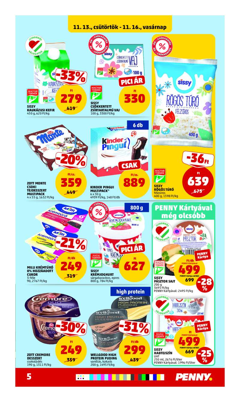 Penny Akciós Újság 7 oldal