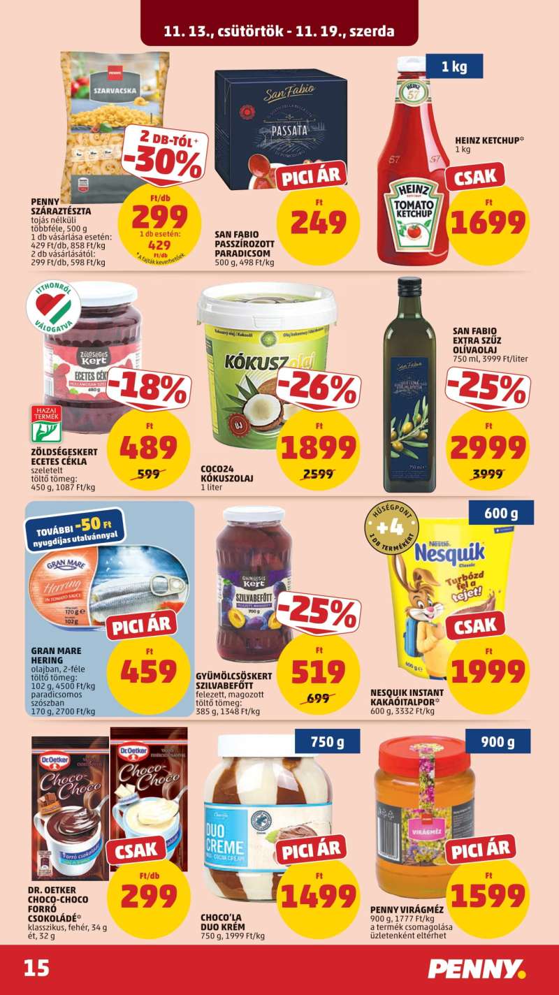 Penny Akciós Újság 19 oldal