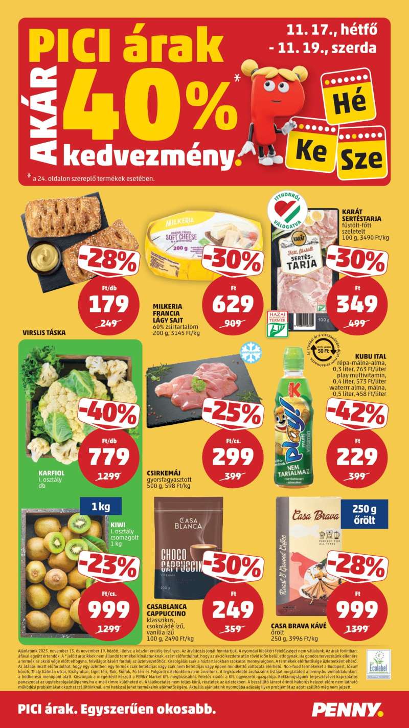 Penny Akciós Újság 28 oldal