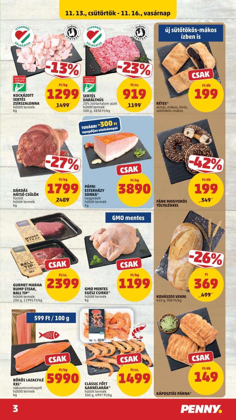 Penny Akciós Újság 3 oldal