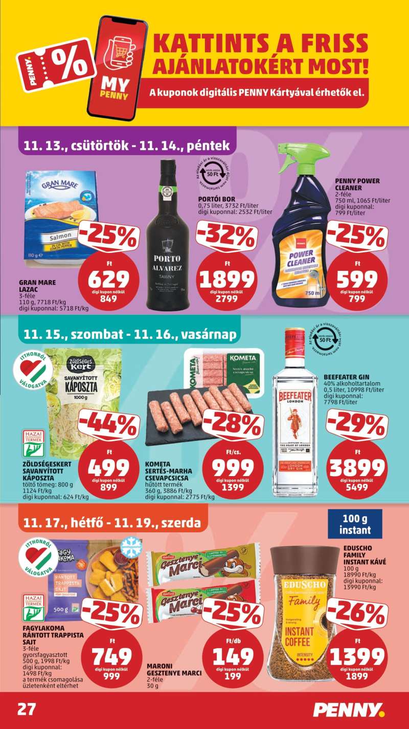 Penny Akciós Újság 31 oldal
