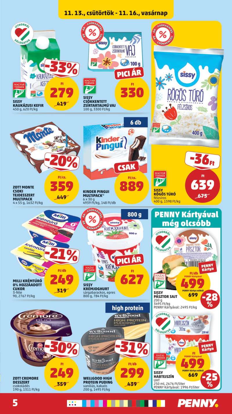 Penny Akciós Újság 7 oldal