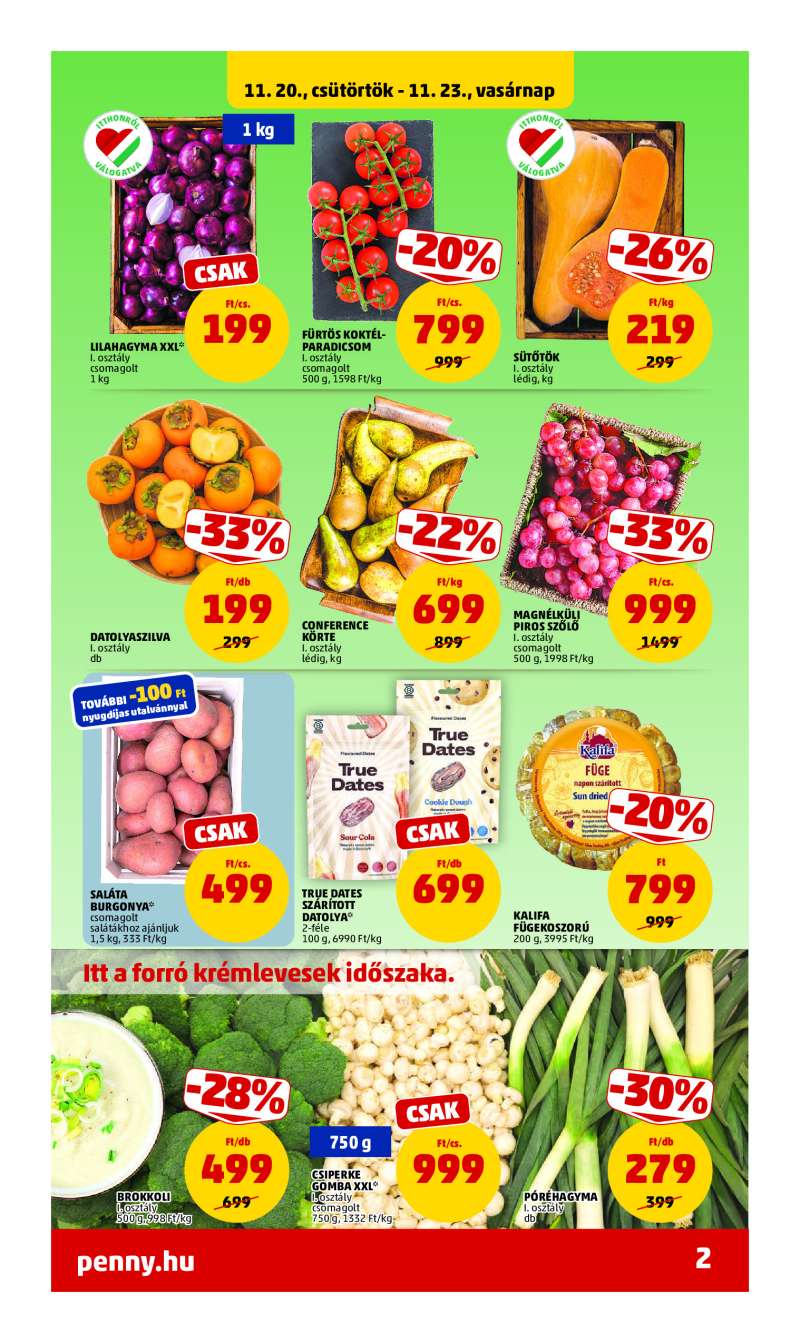 Penny Akciós Újság 2 oldal