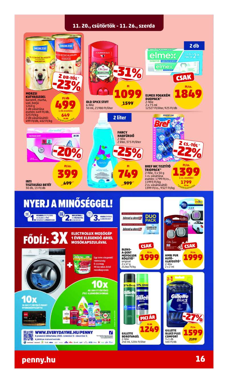 Penny Akciós Újság 20 oldal