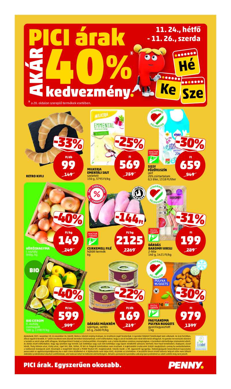 Penny Akciós Újság 24 oldal