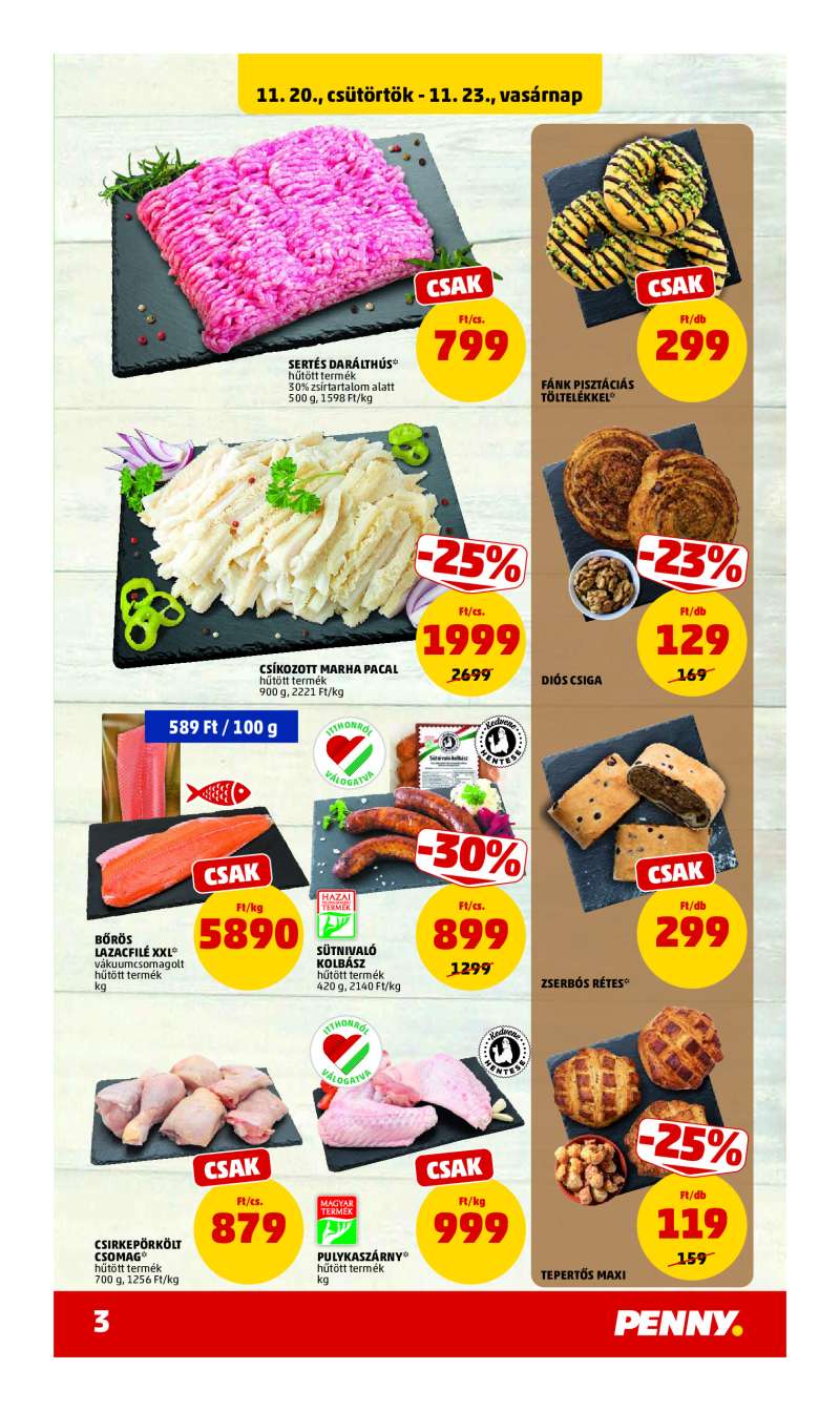 Penny Akciós Újság 3 oldal