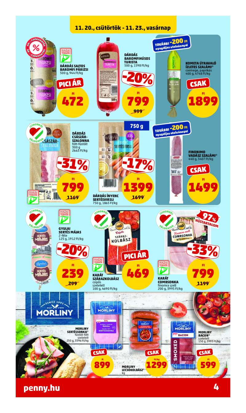 Penny Akciós Újság 6 oldal