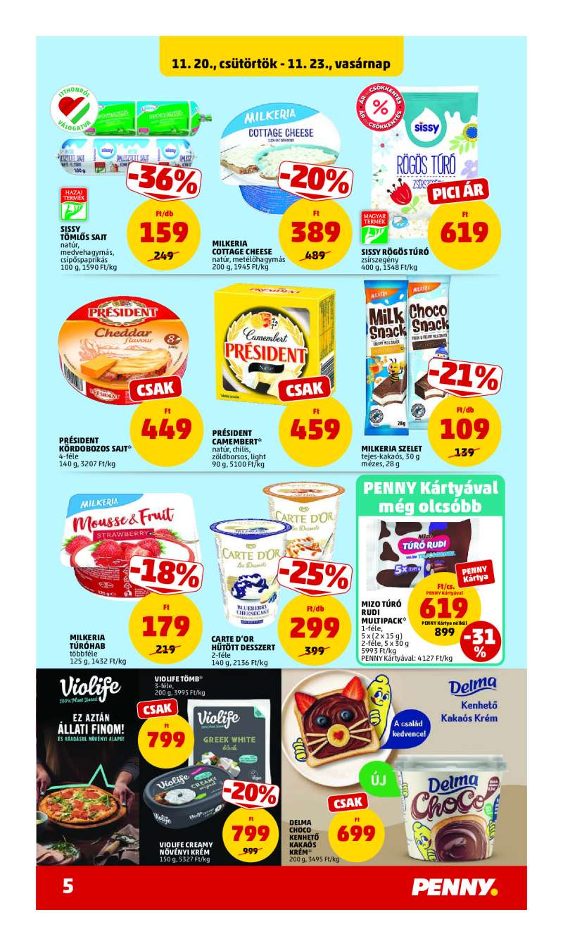 Penny Akciós Újság 7 oldal