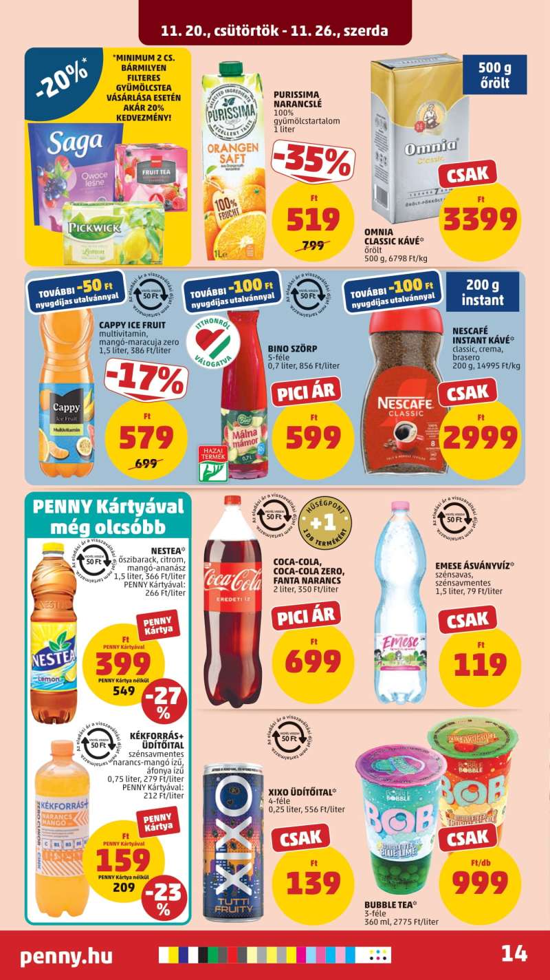 Penny Akciós Újság 18 oldal