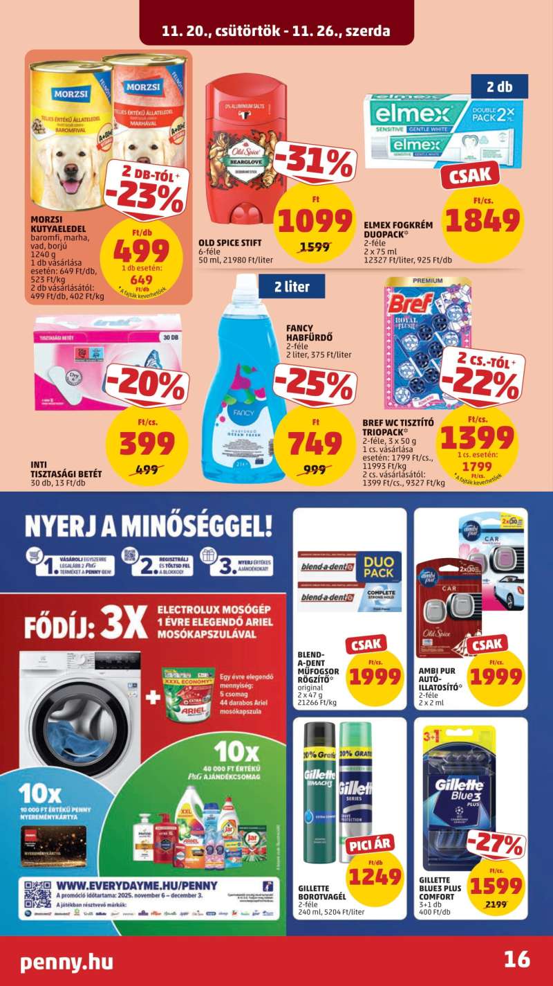 Penny Akciós Újság 20 oldal