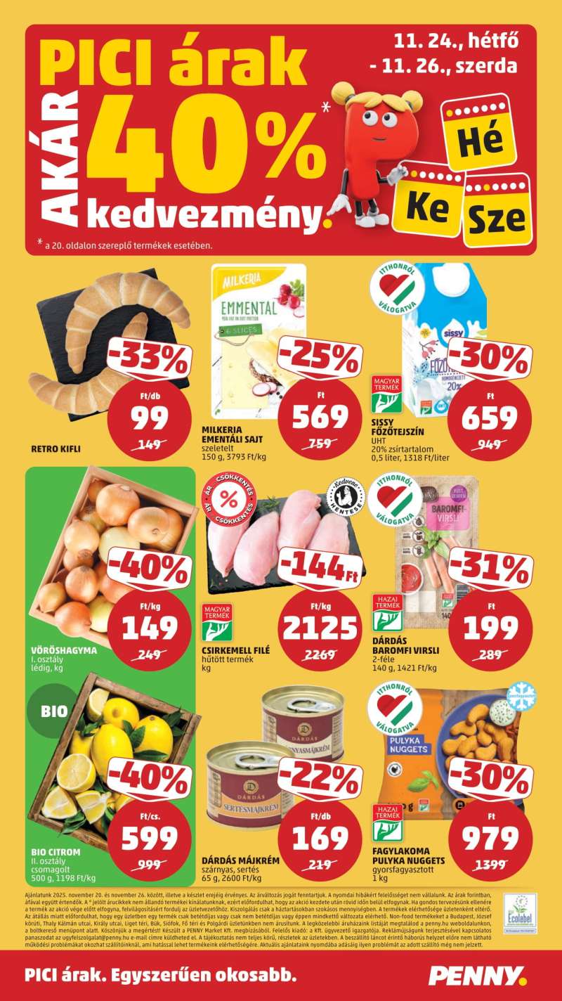Penny Akciós Újság 24 oldal