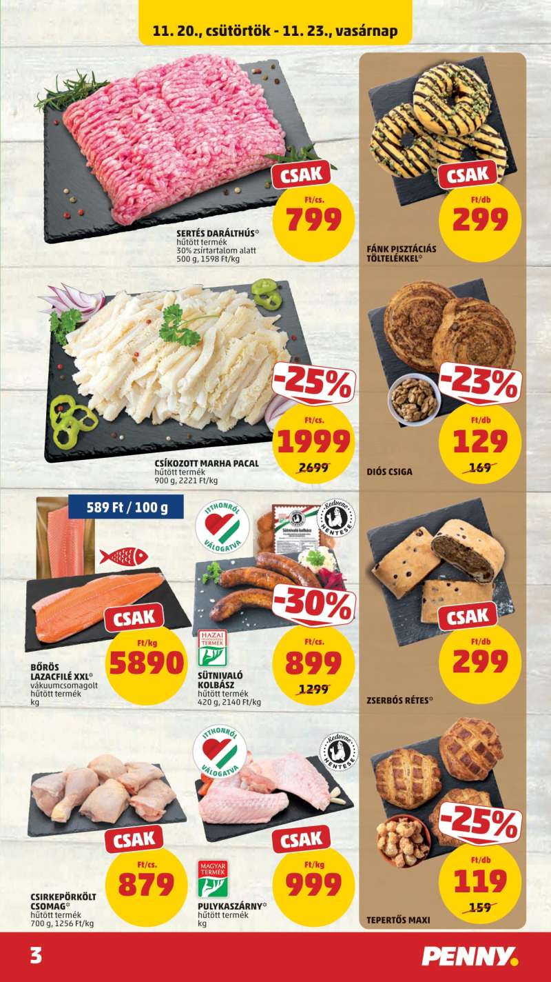 Penny Akciós Újság 3 oldal