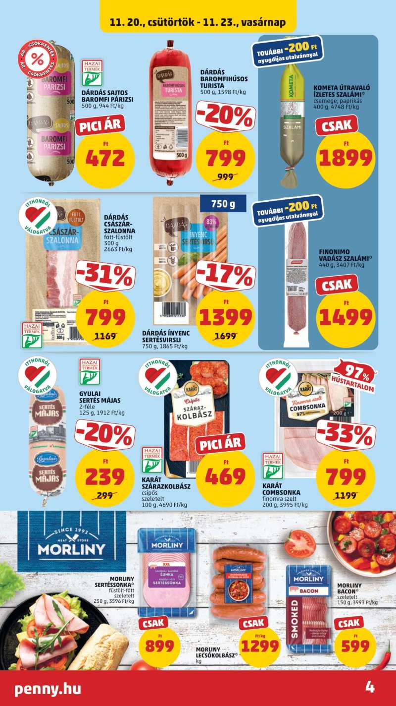 Penny Akciós Újság 6 oldal