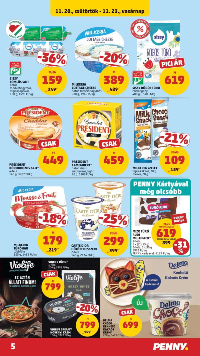 Penny Akciós Újság 7 oldal