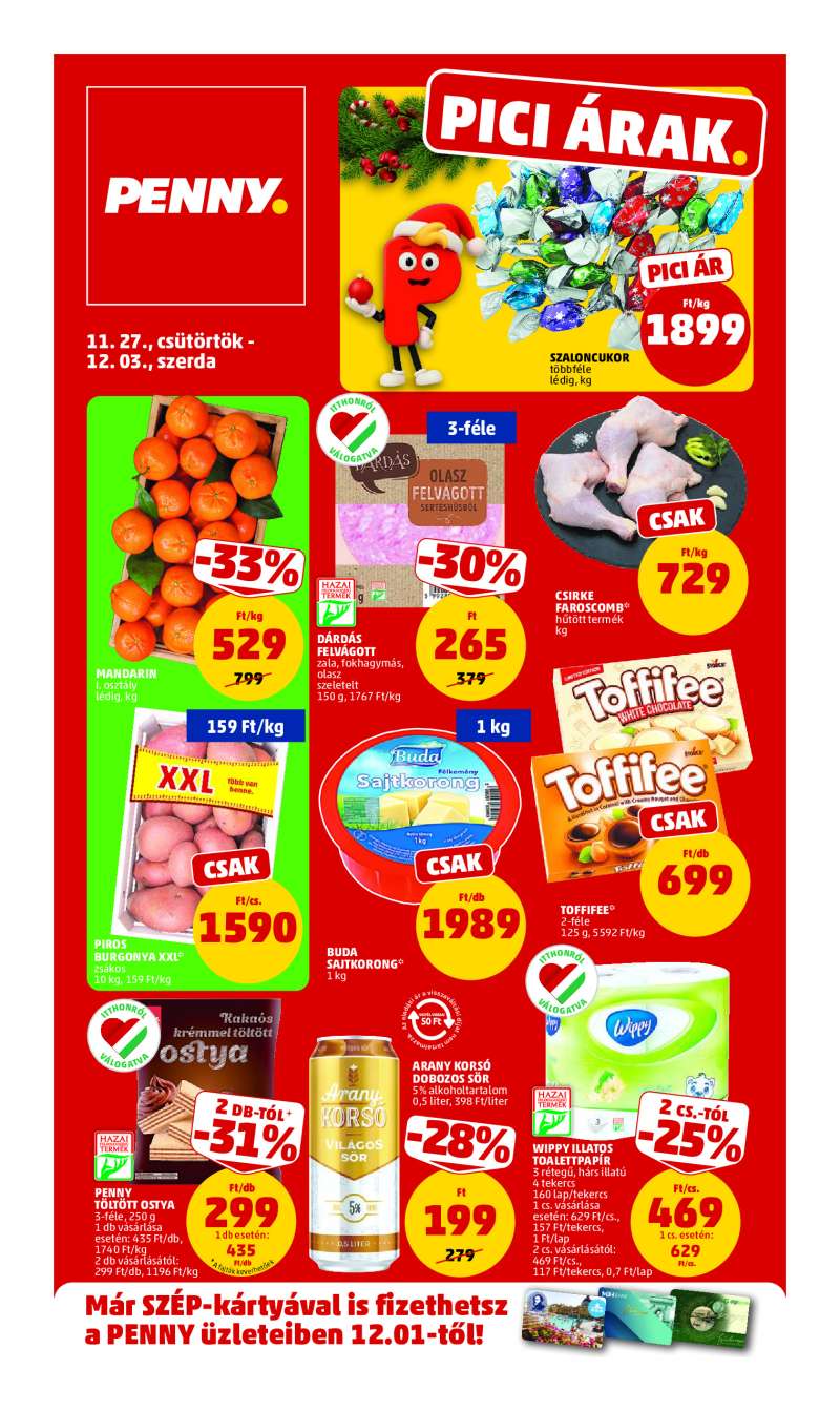 Penny Akciós Újság 1 oldal